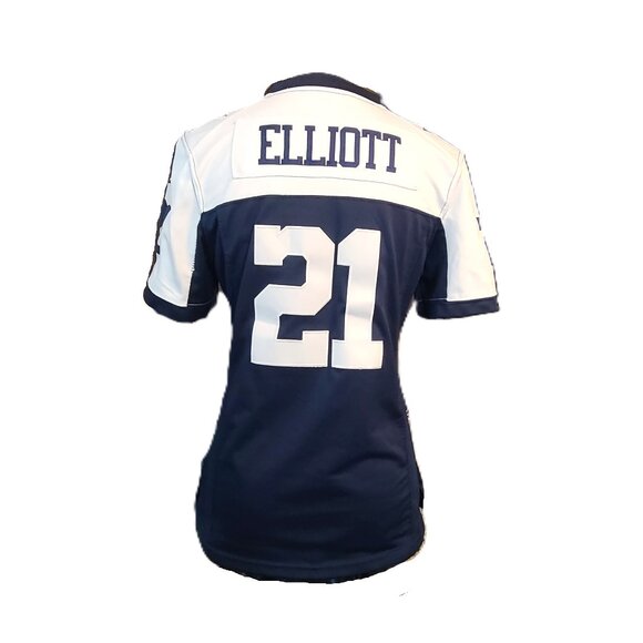 Dallas Cowboys #21 Ezekiel Elliott Youth Small Nike Jersey Football NFL - Picture 1 of 9